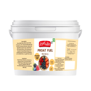 Proat Fuel – Mix Berry Instant Oats | High Protein Nutrition(1 kg)