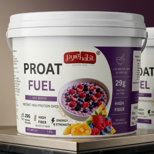 Proat Fuel – Mix Berry Instant Oats | High Protein Nutrition(1 kg)