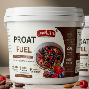 Proat Fuel Chocolate Seeds & Berries – High Protein Instant Oats |(1kg)