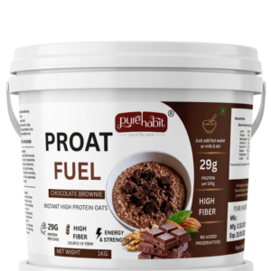 Proat Fuel Chocolate Brownie – High Protein Instant Oats |(1kg)