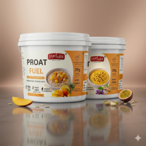 Pure Habit Proat Fuel Combo – Kesar Pista & Mango Pineapple Instant Protein Oats(2kg)