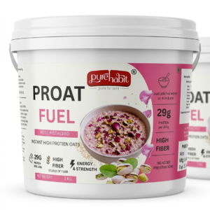 Proat Fuel – Rose Pistachio Instant Oats | High Protein Nutrition(1kg)
