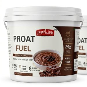 Proat Fuel – Mocha Chocolate Instant Oats(1 kg)