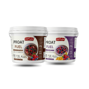 Pure Habit Proat Fuel Combo – Chocolate Seeds & Berries + Mix Berry Instant Protein Oats( 2 kg)No added sugar (Sweetened with Stevia.)