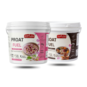Pure Habit Proat Fuel Combo – Rose Pistachio+ Dry Fruits Fusion Instant Protein Oats(2kg).
